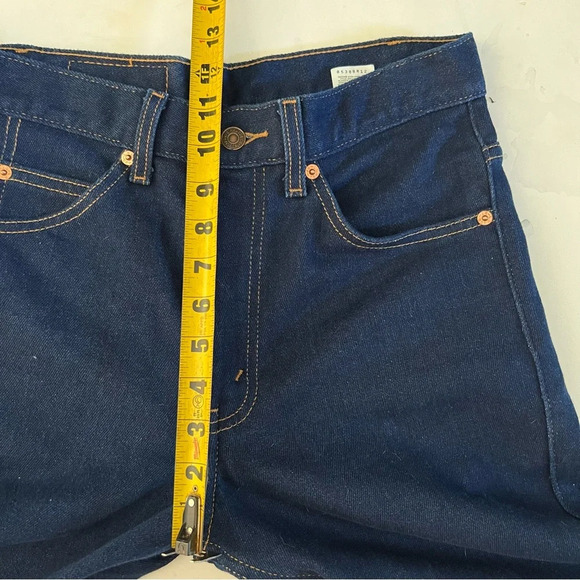 Vintage Levi’s 517 High Rise Bootcut Jeans 28 Waist 6 Tall Gold Black Label Dark - Picture 11 of 14